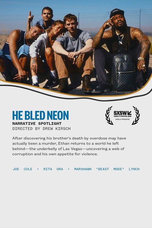 Постер фильма «He Bled Neon»