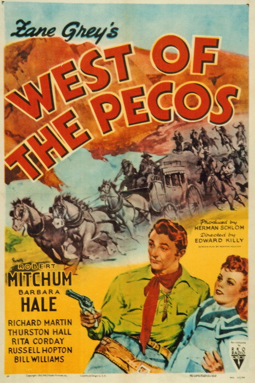 Постер фильма «West of the Pecos»