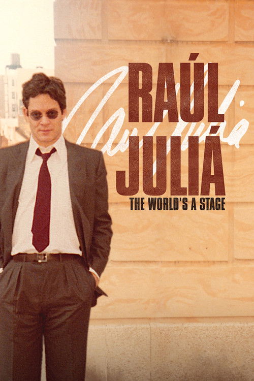 Постер фильма «Raúl Juliá: The World’s a Stage»