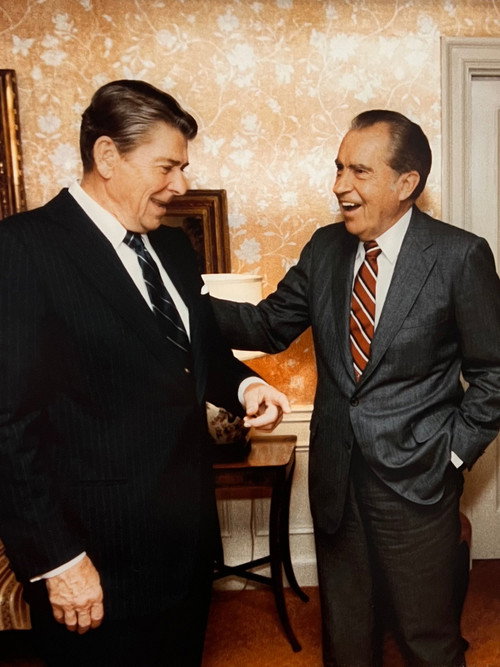 Постер фильма «Ronald Reagan and Richard Nixon on Camera»