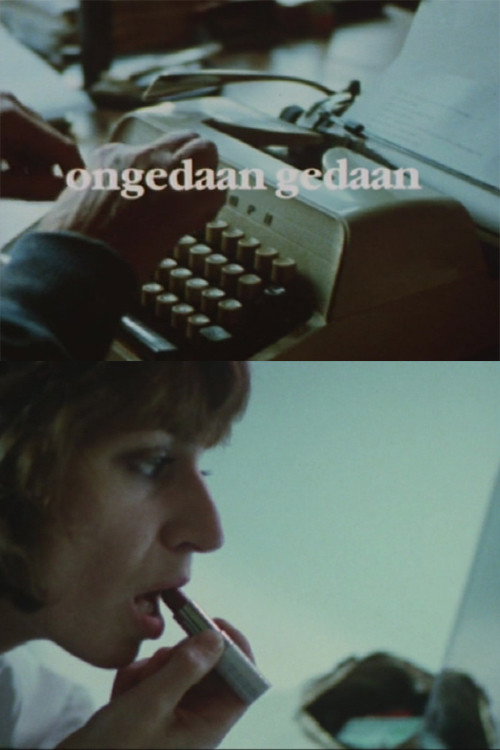 Постер фильма «Ongedaan gedaan»