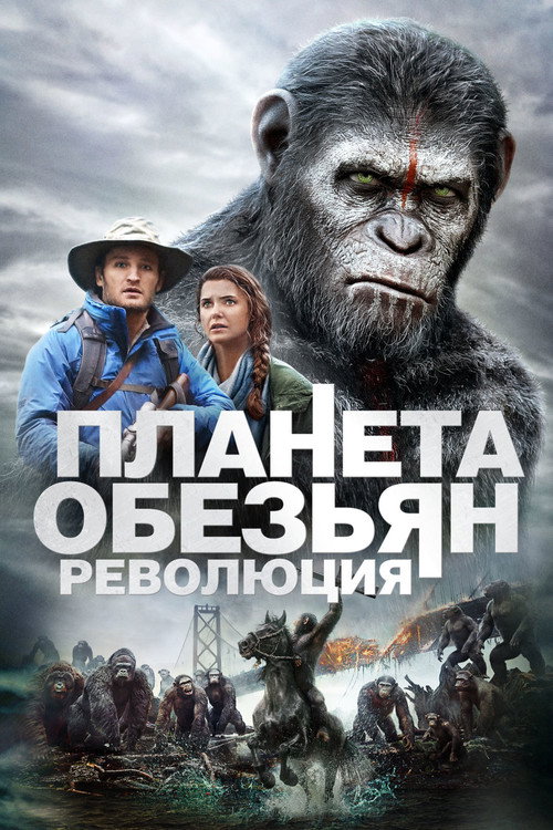 Постер фильма «Планета обезьян: Революция»