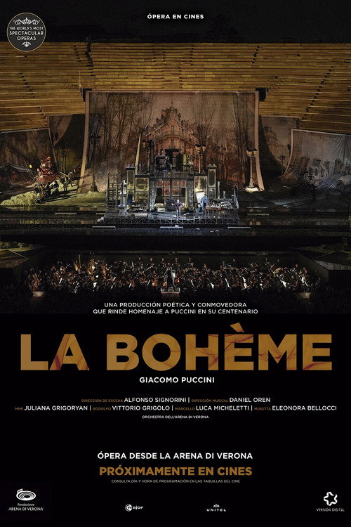 Постер фильма «TheatreHD: Арена ди Верона: Богема»