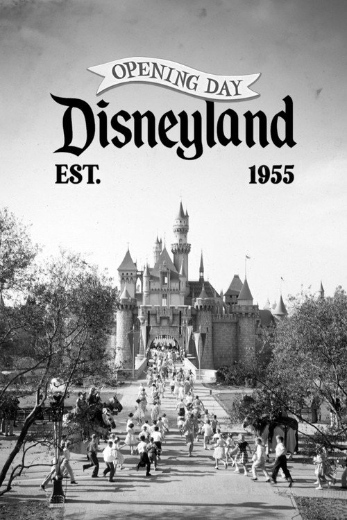 Постер фильма «Disneyland's Opening Day Broadcast»