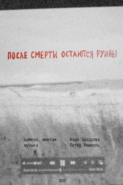Постер фильма «После смерти остаются руины»