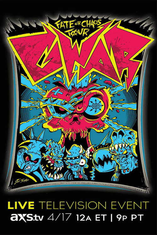Постер фильма «GWAR: Fate or Chaos Tour 2013»