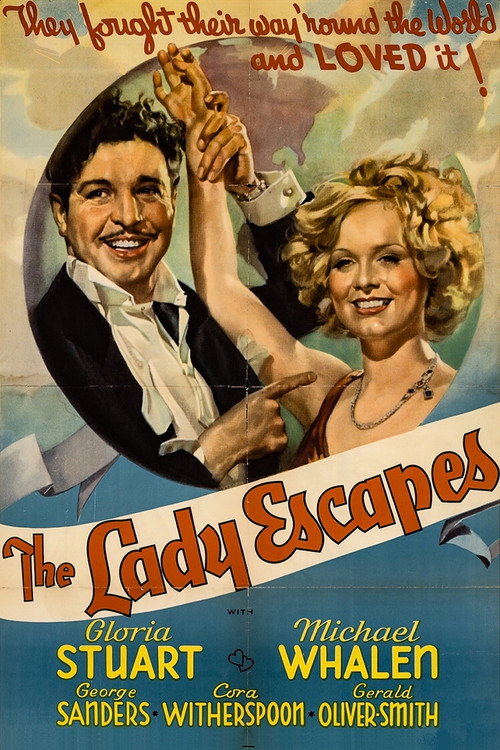 Постер фильма «The Lady Escapes»