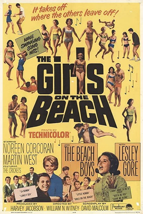Постер фильма «The Girls on the Beach»