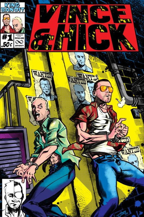 Постер фильма «The Misadventures of Vince and Hick»