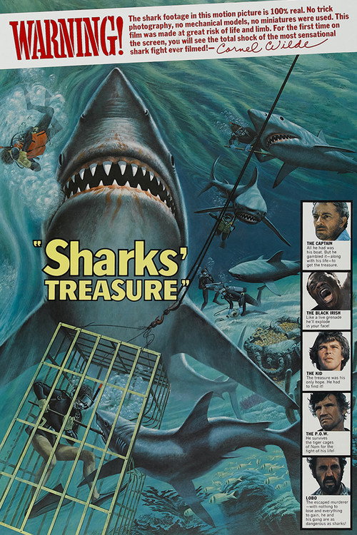 Постер фильма «Sharks' Treasure»