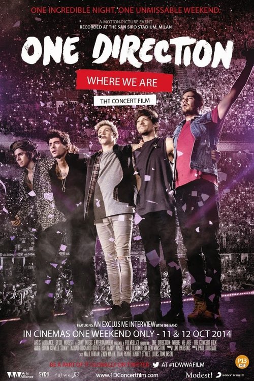 Постер фильма «One Direction: Where We Are - The Concert Film»