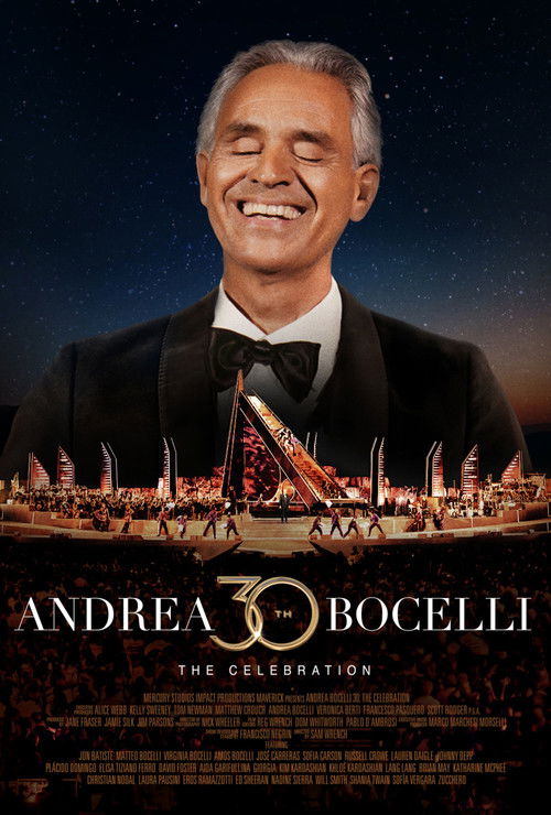 Постер фильма «Andrea Bocelli - The Celebration：30th Anniversary»