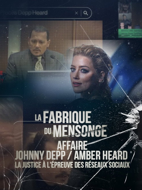 Постер фильма «Affaire Johnny Depp/Amber Heard - La justice à l'épreuve des réseaux sociaux»