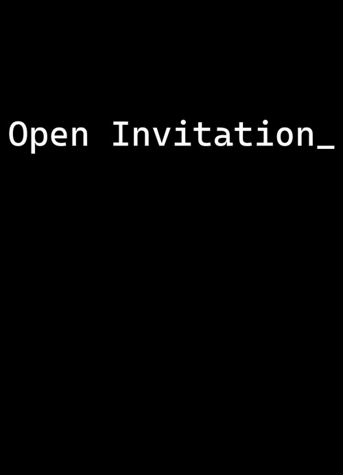 Постер фильма «Open Invitation»