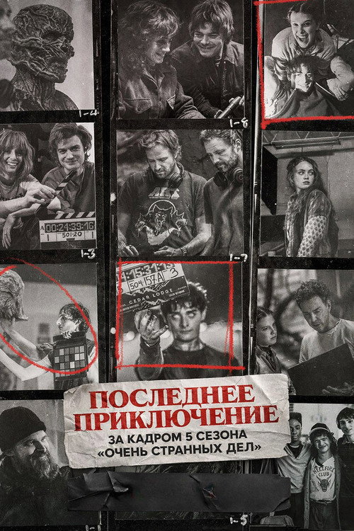 Постер фильма «Последнее приключение: за кадром 5 сезона «Очень странных дел»»