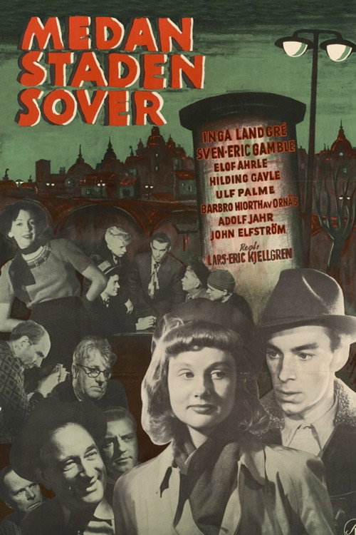 Постер фильма «Medan staden sover»