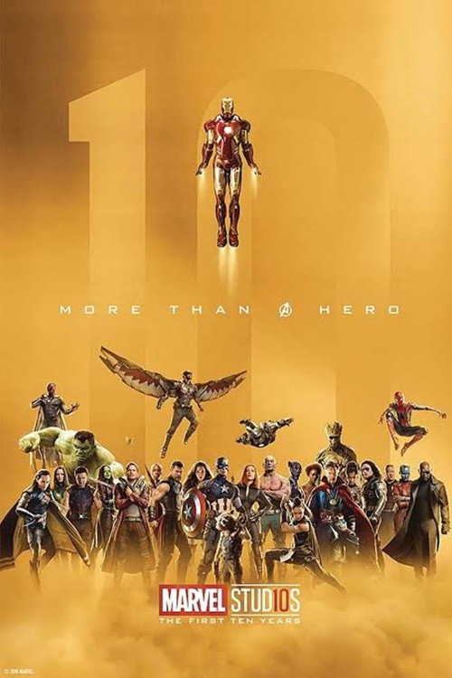 Постер фильма «Marvel Studios: The First 10 Years - More Than a Hero»