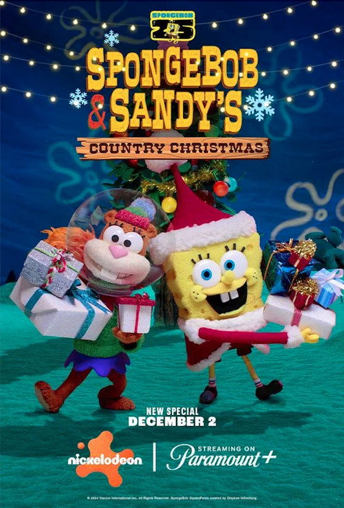 Постер фильма «SpongeBob and Sandy’s Country Christmas»