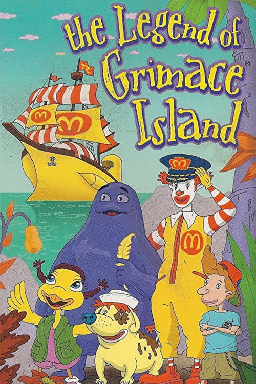 Постер фильма «The Wacky Adventures of Ronald McDonald: The Legend of Grimace Island»