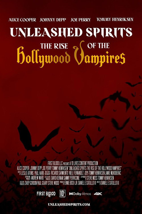 Постер фильма «Unleashed Spirits: The Rise of the Hollywood Vampires»