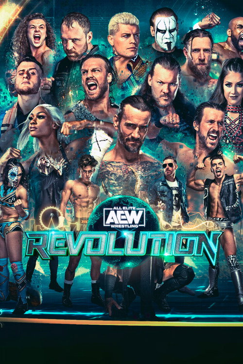 Постер фильма «AEW Revolution 2022»