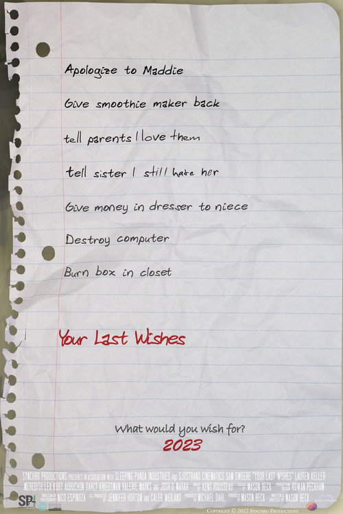 Постер фильма «Your Last Wishes»