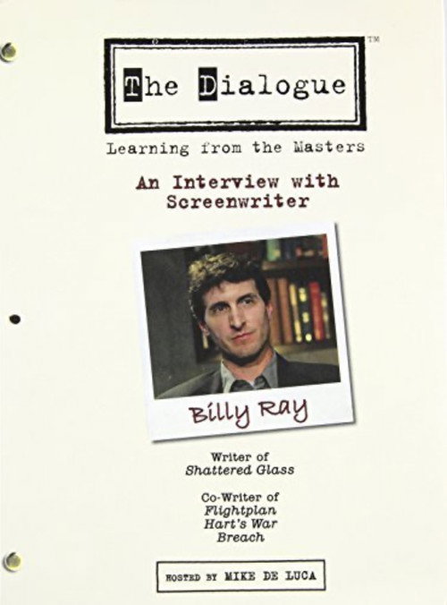 Постер фильма «The Dialogue: An Interview with Screenwriter Billy Ray»