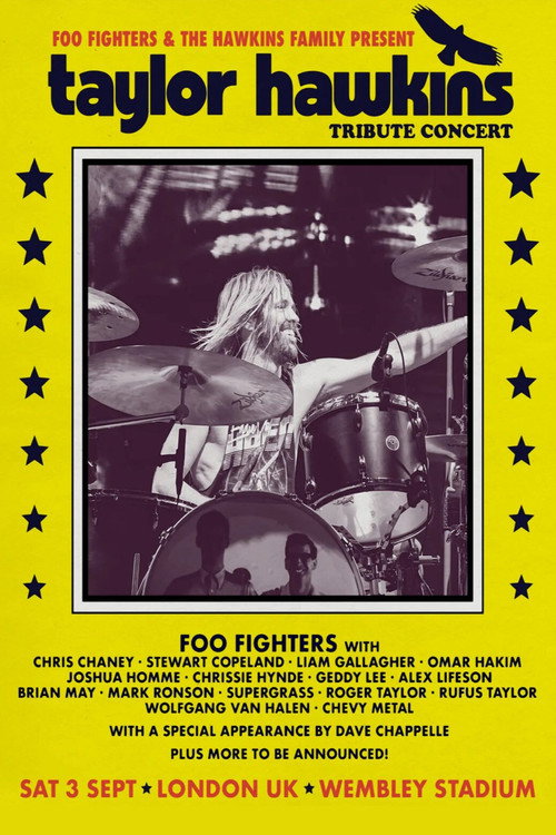 Постер фильма «Taylor Hawkins Tribute Concert»