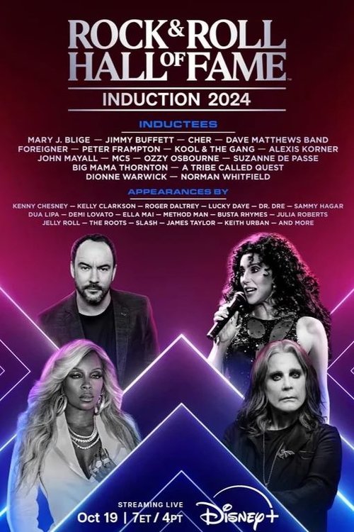 Постер фильма «2024 Rock & Roll Hall of Fame Induction Ceremony»