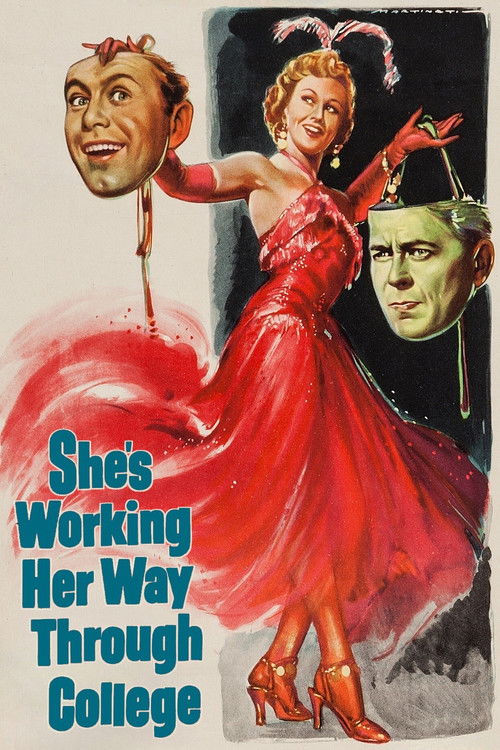 Постер фильма «She's Working Her Way Through College»