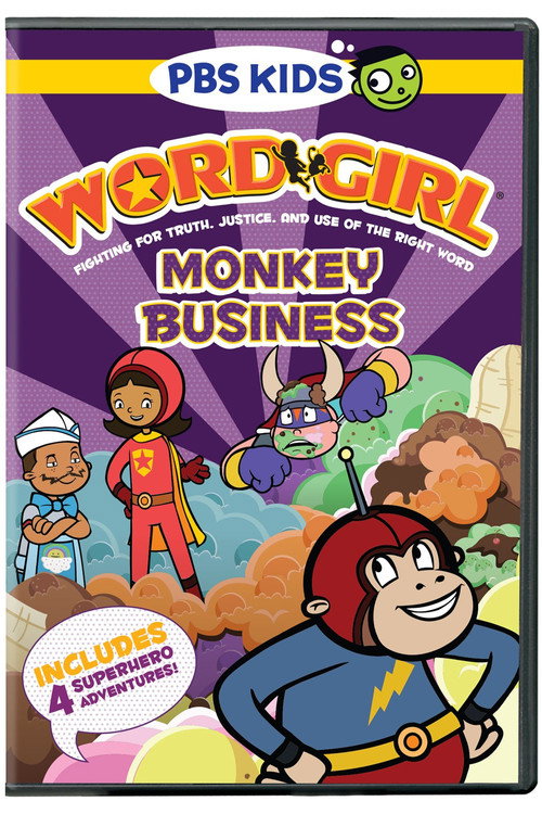 Постер фильма «Wordgirl: Monkey Business»