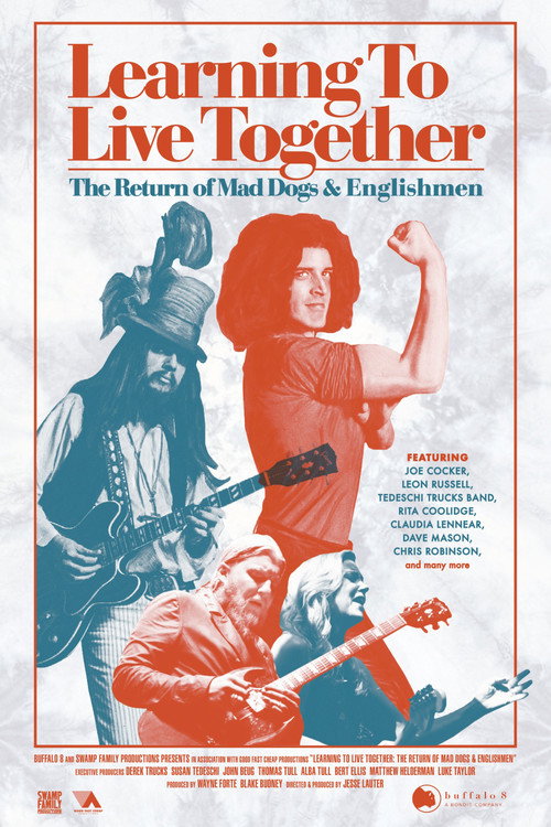Постер фильма «Learning to Live Together: The Return of Mad Dogs & Englishmen»