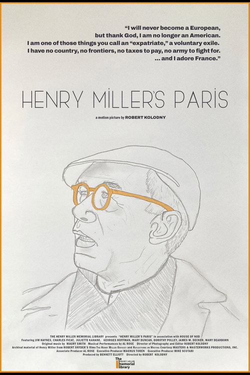 Постер фильма «Henry Miller's Paris»
