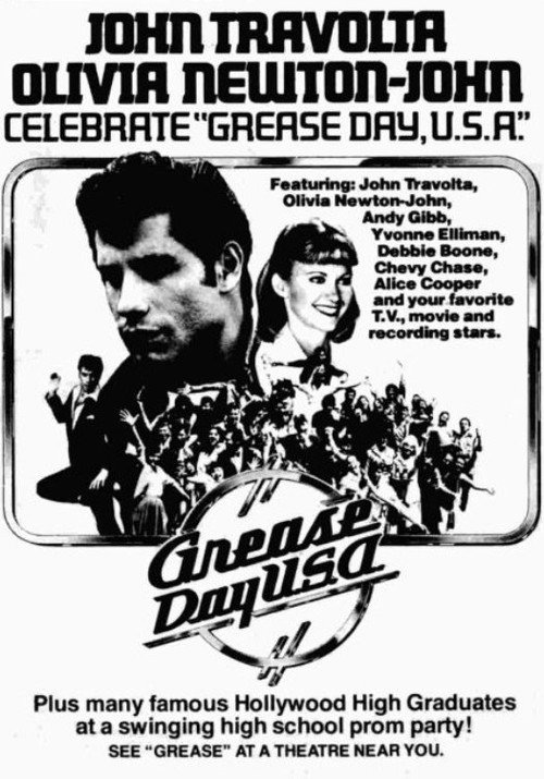 Постер фильма «Grease Day USA»