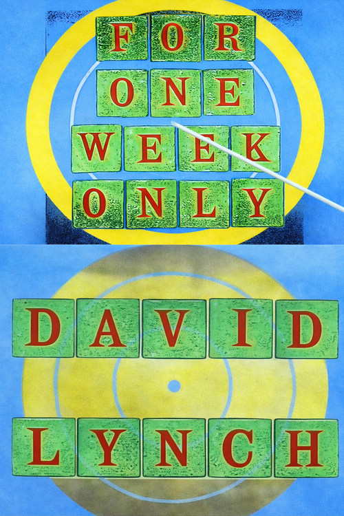 Постер фильма «Jonathan Ross Presents for One Week Only: David Lynch»