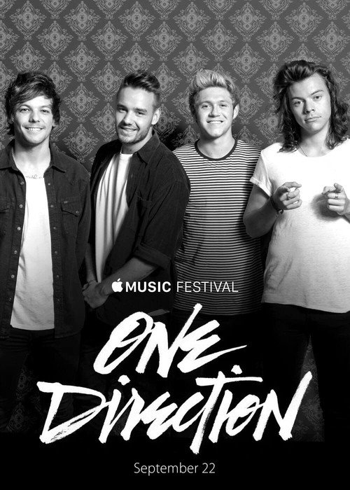 Постер фильма «One Direction: Apple Music Festival - London 2015»