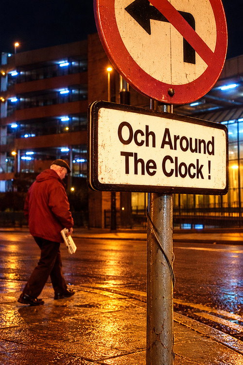 Постер фильма «Och Around the Clock»
