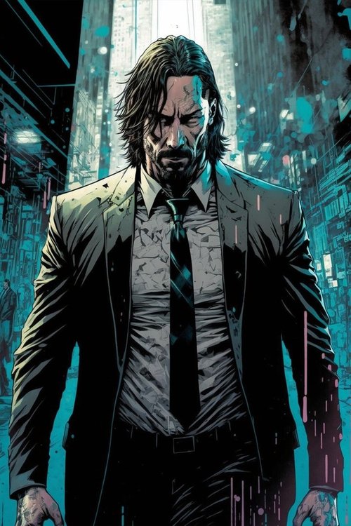 Постер фильма «Untitled Animated John Wick Prequel»