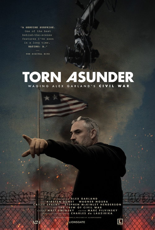 Постер фильма «Torn Asunder: Waging Alex Garland's Civil War»