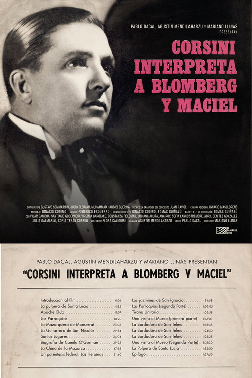 Постер фильма «Corsini interpreta a Blomberg y Maciel»