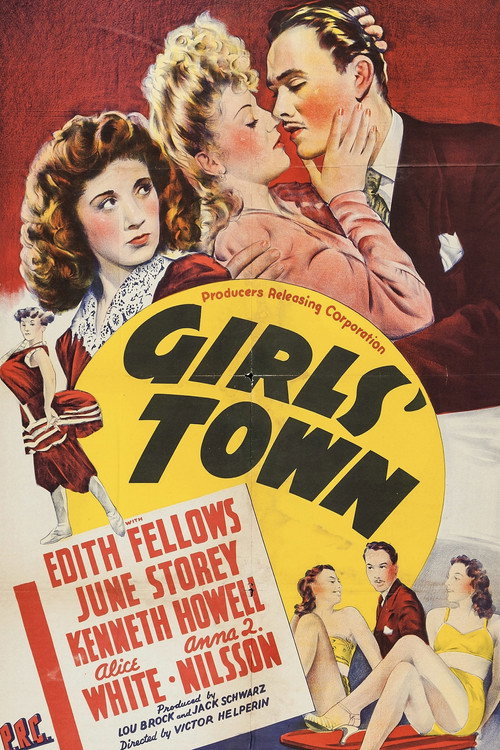 Постер фильма «Girls' Town»
