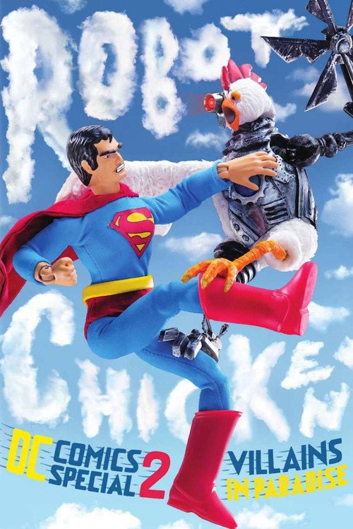 Постер фильма «Робоцып: Специальный выпуск DC Comics II - Злодеи в раю»