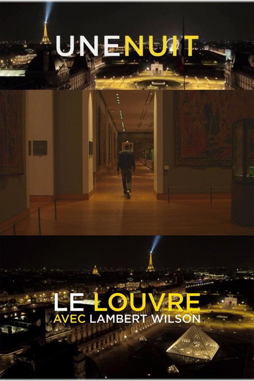 Постер фильма «Une nuit, le Louvre avec Lambert Wilson»