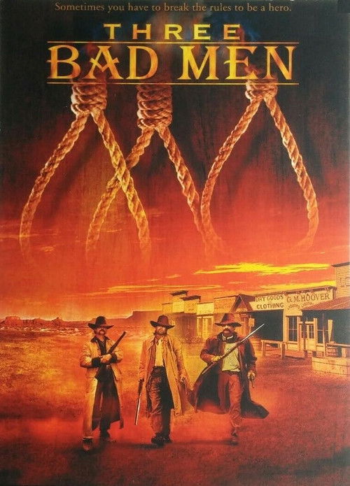 Постер фильма «Three Bad Men»