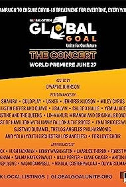 Постер фильма «Global Goal: Unite for Our Future | The Concert»