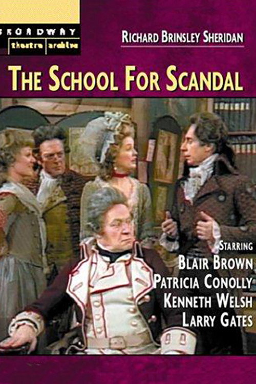 Постер фильма «The School for Scandal»