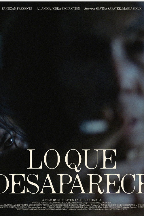 Постер фильма «Lo Que Desaparece»