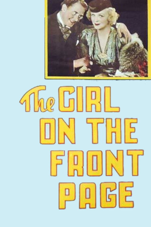Постер фильма «The Girl on the Front Page»