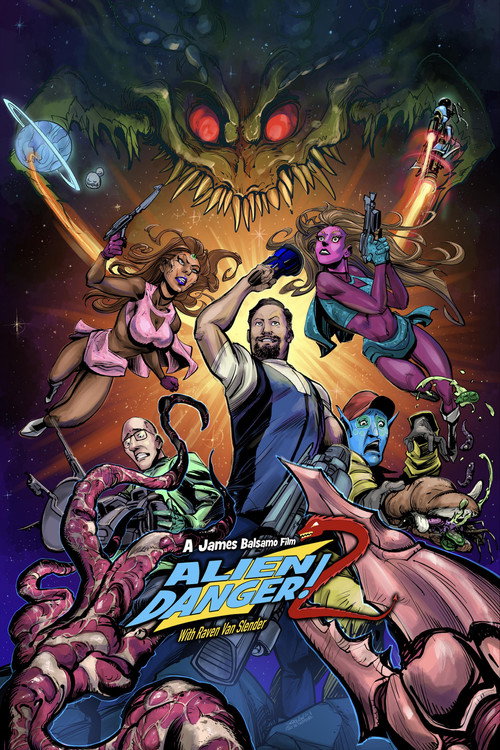 Постер фильма «Alien Danger 2! With Raven Van Slender»