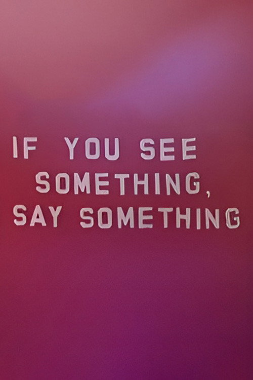 Постер фильма «If You See Something, Say Something»